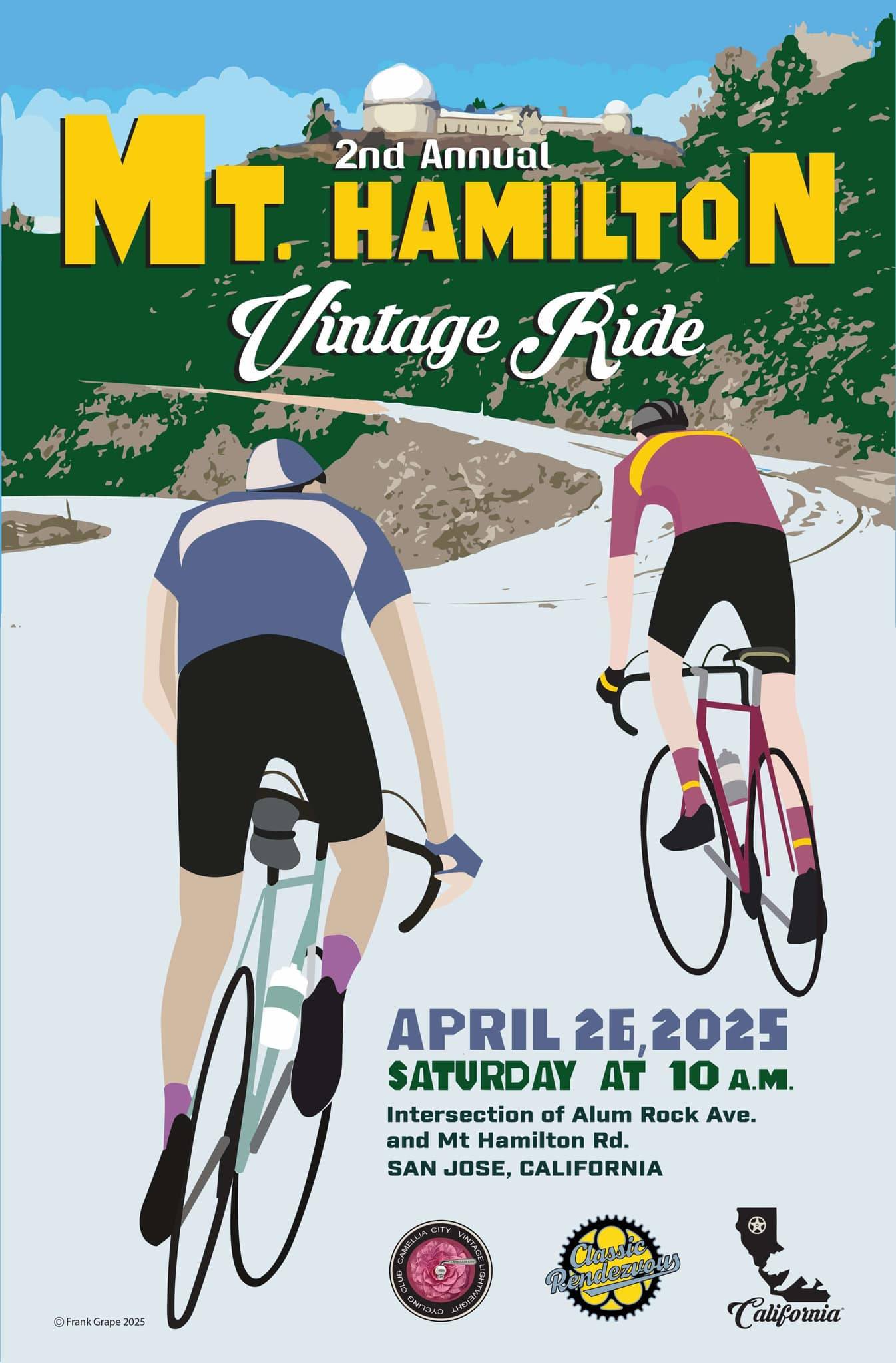 2nd Annual Mt Hamilton Vintage Ride